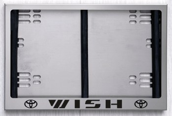 Квадратная рамка номера WISH по новому ГОСту