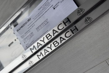 Номерная рамка Майбах MAYBAH из нержавеющей стали