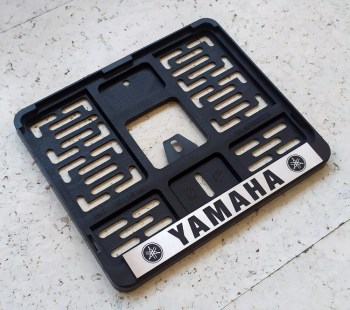 Рамка номера мотоцикла Yamaha 190х145мм новый ГОСТ (пластиковая)