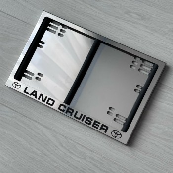 Квадратная номерная рамка LAND CRUISER по новому ГОСТ