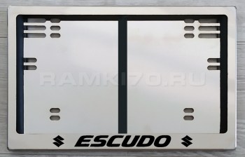 Квадратная рамка номера Escudo по новому ГОСту